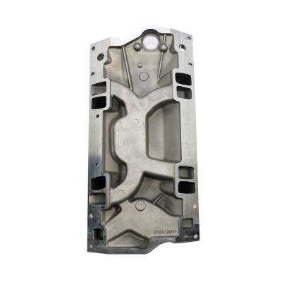 Assault Racing Products - SBC Chevy Dual Plane Satin Aluminum Intake Manifold for Vortec 350 Heads - Image 5