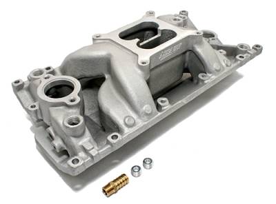 Assault Racing Products - SBC Small Block Chevy Vortec Air Gap Aluminum Intake Manifold 350 Satin - Image 3