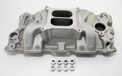 Assault Racing Products - SBC Small Block Chevy High Rise Dual Plane Aluminum Intake Manifold 350 383 - Image 3