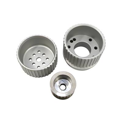 Assault Racing Products - SBF Small Block Ford Billet Aluminum Gilmer Belt Drive Pulley Kit 289 302 351W - Image 2