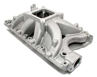 Assault Racing Products - Small Block Ford 351W Windsor Aluminum Intake Single Plane Satin SBF High Rise - Image 2