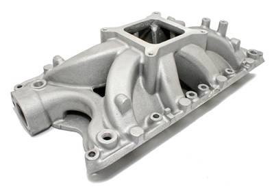 Assault Racing Products - Small Block Ford 351W Windsor Aluminum Intake Single Plane Satin SBF High Rise - Image 3