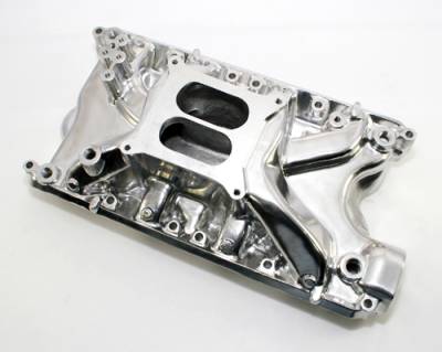 Assault Racing Products - Small Block FORD 351W Windsor Polished Aluminum Intake Manifold - Image 2