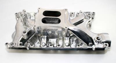 Assault Racing Products - Small Block FORD 351W Windsor Polished Aluminum Intake Manifold - Image 3