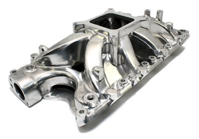 Assault Racing Products - Small Block Ford 351W Windsor Polished Aluminum Intake Manifold Single Plane - Image 2