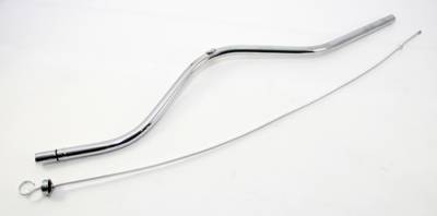 Assault Racing Products - Turbo 350 Trans Chevy TH350 GM Chrome Transmission Dipstick Tube 34" Length - Image 1