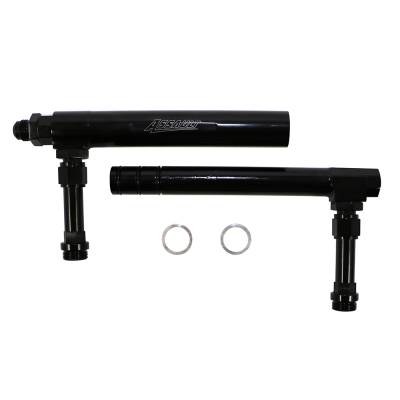 Assault Racing Products - Telescopic Black Billet Aluminum Fuel Log Director Holley 4150 Style Gas Alcohol - Image 2