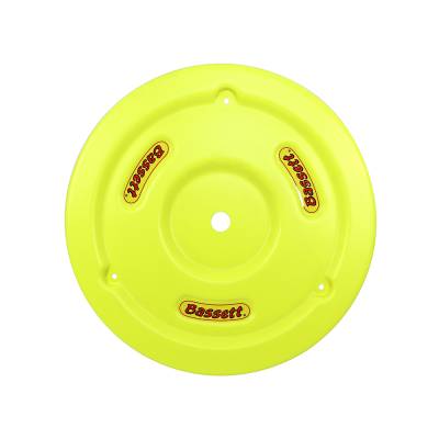 Bassett 5PLG-FLOYEL Fluorescent Yellow Plastic Wheel Cover (Mud Plug) IMCA USRA