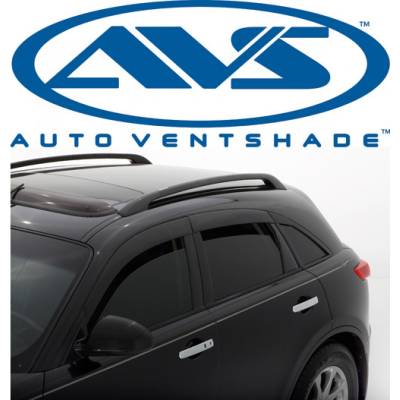 Exterior  - Vent Visors  - Auto Ventshade - AVS 896001 Low-Profile Window Ventvisor 6-Piece Smoke for 03-08 Infiniti Fx35