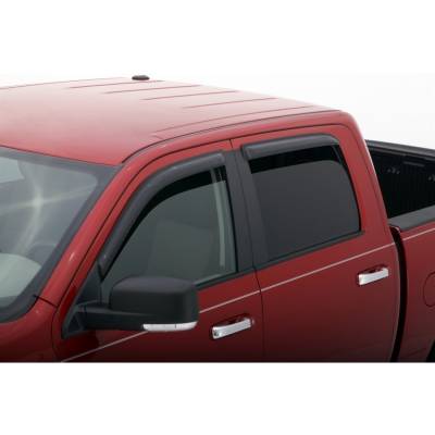 Exterior  - Vent Visors  - Auto Ventshade - AVS 94109 Tape-On Window Ventvisors 4-Piece Smoke 2009-2020 Dodge Ram