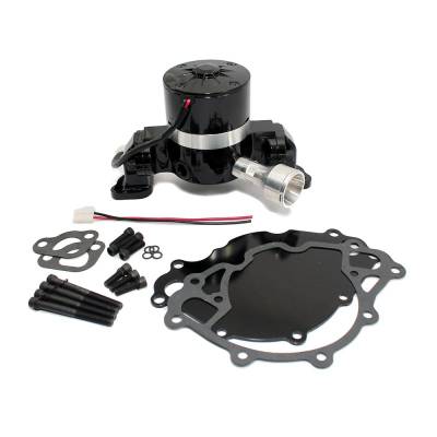 Small Block Ford 289 302 Electric High Volume Water Pump Billet Aluminum Black