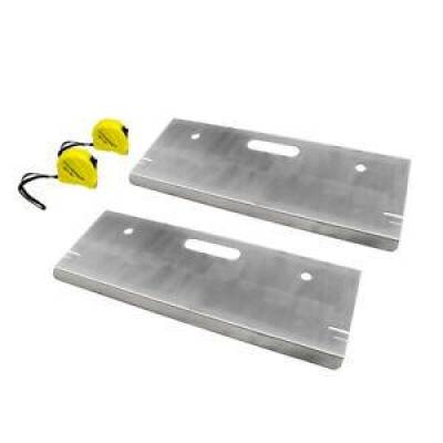 ARC 82015 Aluminum Toe Plates with Tape Measures IMCA USRA NASCAR Off Road