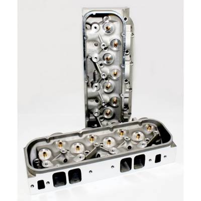 PAIR of BARE Big Block Chevy BBC 454 Rectangle Port  Aluminum Cylinder Heads 122cc 330cc