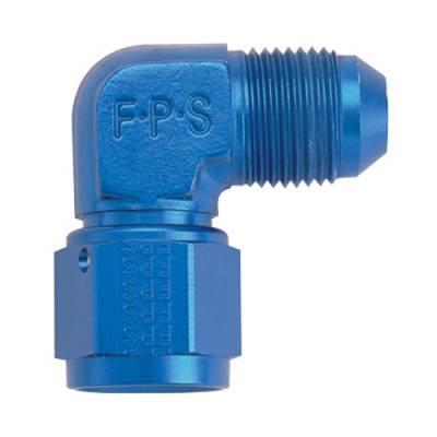 Fittings - Male to Female Fittings  - Fragola - Fragola 498101 3 AN Female to Male Flare 90 Degree Adapter Fitting IMCA USRA