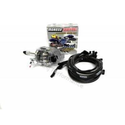 BB CHEVY 454 HEI DISTRIBUTOR & MOROSO SPARK PLUG WIRES