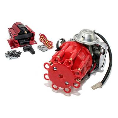 Ignition and Electrical - Distributors and Accessories - KMJ Performance Parts - 318 340 360 Small Block Dodge Plymouth Electronic Distributor w/High Output Coil