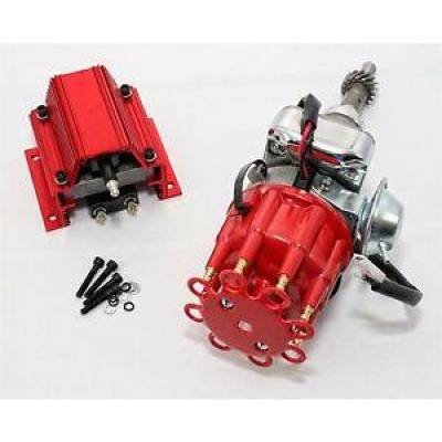 Ignition and Electrical - Distributors and Accessories - KMJ Performance Parts - Ford Windsor 351W Electronic Ready To Run Drop-In Distributor w/ E-Core Coil