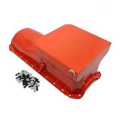 65-90 Big Block Chevy 396 454 Orange Drag Race 6qt Oil Pan BBC W/ 38360 Stud Kit