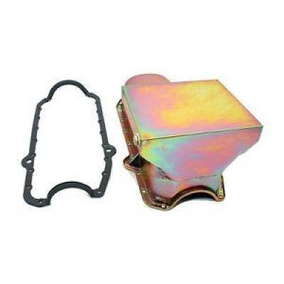 80-85 SBC Chevy Zinc Drag Race Style Oil Pan 7qt 350 5.7 Small Block W/ Gasket