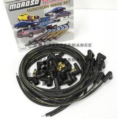 Moroso 9880M MagTune Universal Spark Plug Wires HEI 90 Deg Wholesale QTY 10 Bulk