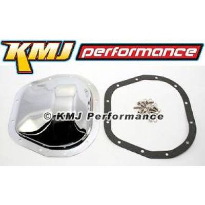 Transmission and Rearend Accessories - Diff Covers  - KMJ Performance Parts - Ford Sterling F-250 F-350 10.5"; Ring Gear Rear Chrome Steel Differential Cover