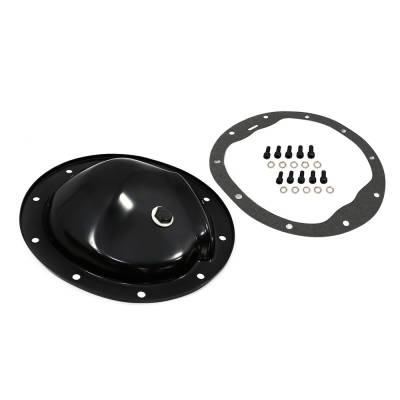 GM Chevy Car/Truck 10 Bolt Black Plated Steel Differential Cover w/ Drain Plug