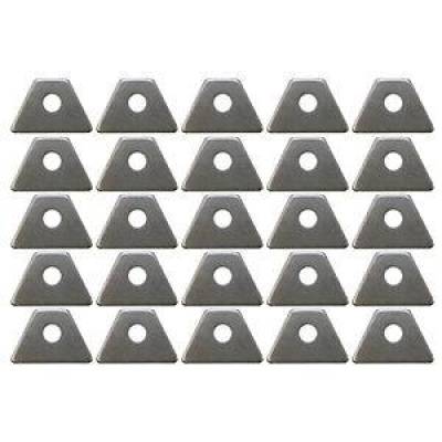 25 Pack Chassis Mounting Seat Tabs 1/8"; Thick Steel 1/2"; Mounting Hole Weldable