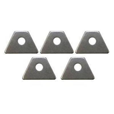Bumpers and Chassis  - Gussets and Tabs  - KMJ Performance Parts - 5 Pack Chassis Mounting Seat Tabs 1/8"; Thick Steel 1/2"; Mounting Hole Weldable