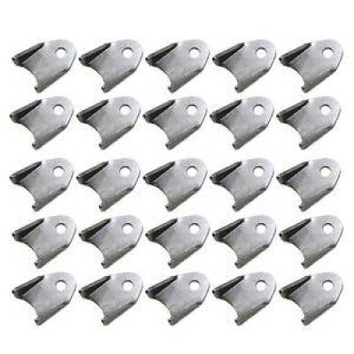 25 Pack Chassis Mounting 90 Degree Gusset Tab 3/8"; Steel Weldable 3/8"; Hole 2";