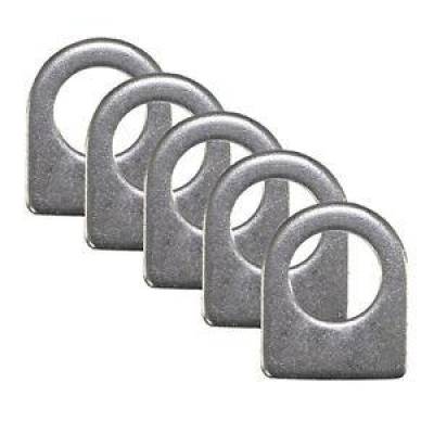 KMJ Performance Parts - 5 Pack Chassis Mounting Brake Line Tabs .100"; Thick Steel 5/8"; Hole Weldable