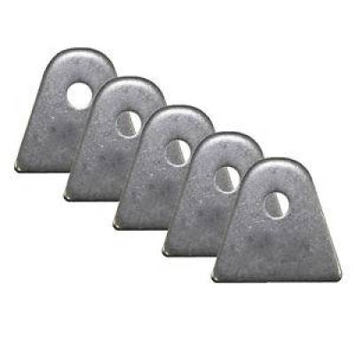 5 Pack Chassis Mounting Tabs 1/8"; Thick Steel 1/4"; Hole 1-7/16"; Long Weldable