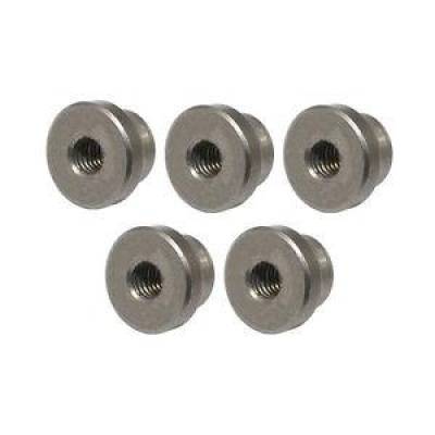 5 Pack Chassis Weld On Nut 3/8";-16 Thread Weldable 3/8"; Long Fits 3/4"; ID Tubing