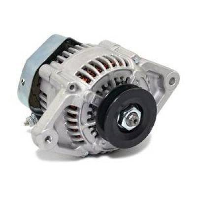 KMJ Performance Parts - Mini 90 AMP GM Denso Style Alternator V Belt 12V One Wire Internal Regulator - Image 1