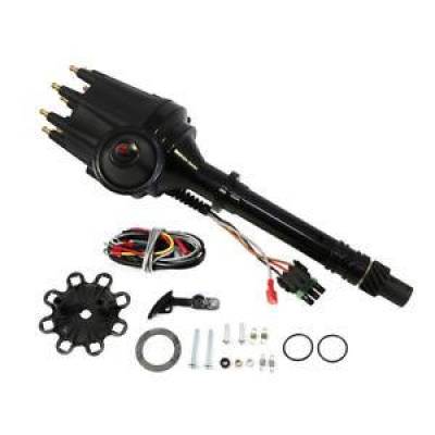 All Black Pro-Billet SBC BBC Chevy 327 350 400 427 454 Distributor Ready to Run