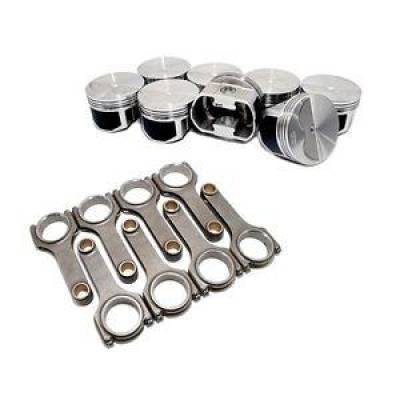 Wiseco PTS503A3 Pro Tru Pistons SBC 350 Flat Top .30 Over W/ Scat H-Beam Rods