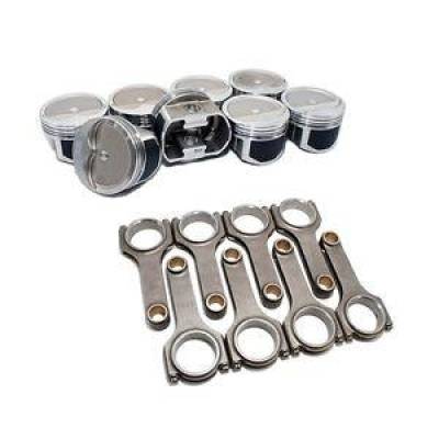 Wiseco PTS508A3 Pro Tru Pistons SBC 350 Rev. Dome .30 Over W/ Scat H-Beam Rods
