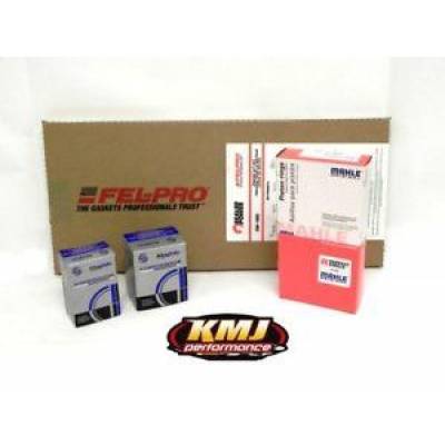 Pistons and Rings - Pistons - KMJ Performance Parts - SBC Chevy 350 Complete Re-Ring Rering Overhaul Kit w/ Bearings Gaskets & Seals