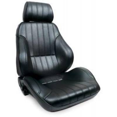 Procar 1000 Series Vintage Style Vinyl Rally Seat Drivers Side Black