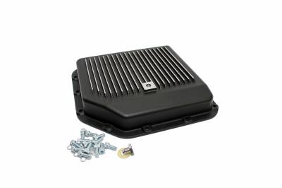 Assault Racing Products - GM Chevy Turbo 350 Black Aluminum Transmission Pan Kit w/ Bolts Gasket TH350 - Image 4