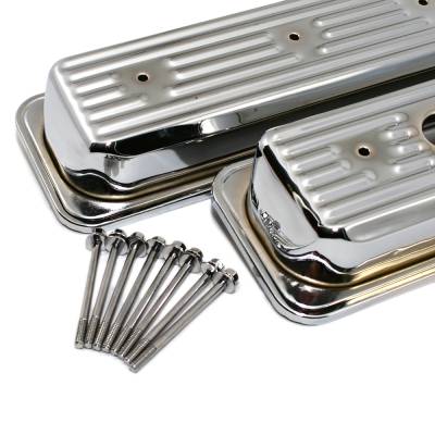 Assault Racing Products - 87-00 SBC Chevy Chrome Centerbolt Valve Covers - Factory Style 5.0 305 5.7 350 - Image 2