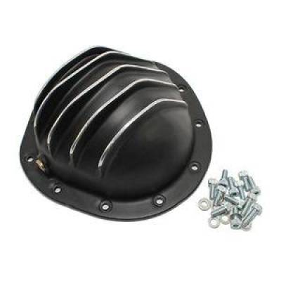 Transmissions, Rearends, & Gears  - Differential Covers - Assault Racing Products - Chevy GMC Truck 12 Bolt Black Aluminum Differential Cover - 8 3/4" Ring Gear