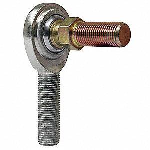 Suspension - Rod Ends, Jam Nuts, and Spacers  - Precision Racing Components - PRC 1/4" Male LH Standard Rod End w/ Stud