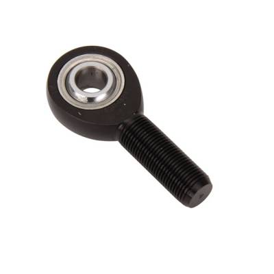 Aluminum Rod Ends - Male LH; 5/8" Shank - 1/2" Hole; black