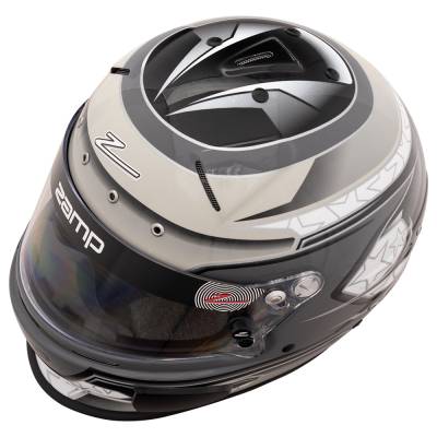 Zamp - Zamp RZ-70E Switch Helmet - Gray/Light Gray Graphic - Image 3