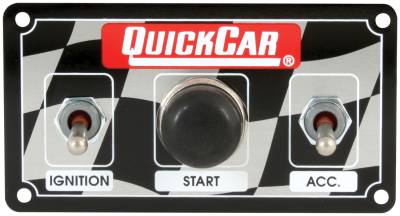 QuickCar 50-020 Micro Dirt Car Ignition Switch Panel Start Button Water Proof