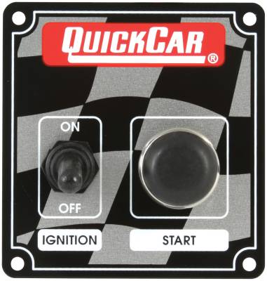 QuickCar 50-102 Ignition Control Switch Panel Starter Button IMCA Sport Mod