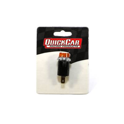 Quick Car - QuickCar 61-704 Amber Replacement 12 Volt Warning Light IMCA USMTS Oil Temp - Image 2