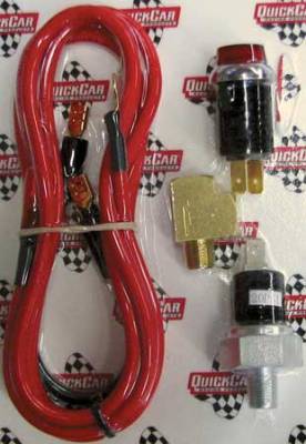 QuickCar 61-711 Oil Pressure Warning Light Kit w/ Wiring & Switch