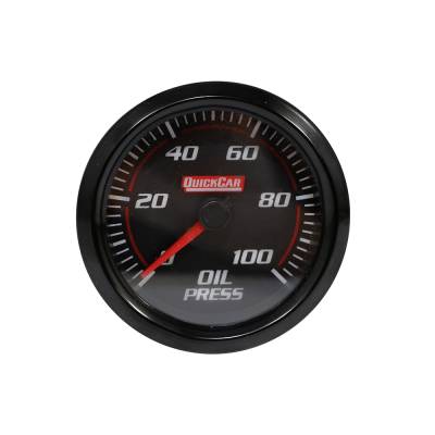 Quick Car - QuickCar 63-003 Redline LED Lit Black Face Digital Oil Pressure Gauge - Image 2