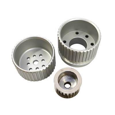 Assault Racing Products - SBC Small Block Chevy Billet Aluminum Gilmer Belt Drive Pulley Kit 305 350 400 - Image 2